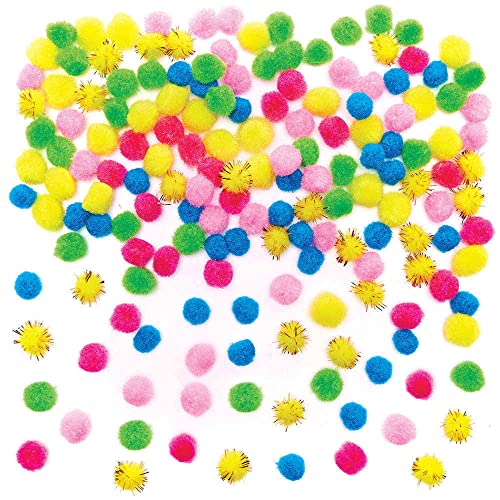 Baker Ross FC549 Selbstklebende Pompons zum Basteln in Feenfarben - Packung mit 200, Bastelmaterial für Kinder und Erwachsene, Buntes Bastelzubehör Baker Ross FC549 Selbstklebende Pompons zum Basteln in Feenfarben - Packung mit 200, Bastelmaterial für Kinder und Erwachsene, Buntes Bastelzubehör von Baker Ross