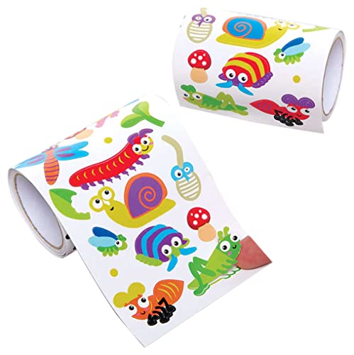 Baker Ross FC702 Käfer Sticker Rollen - 2 Rollen, 300 Sticker pro Rolle, Großpackung Sticker für Kinder Baker Ross FC702 Käfer Sticker Rollen - 2 Rollen, 300 Sticker pro Rolle, Großpackung Sticker für Kinder von Baker Ross