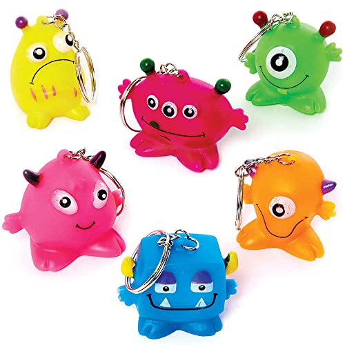 Baker Ross FC945 Monster Schlüsselanhänger-6er Pack, Schlüsselanhänger für Kinder, ideal für Partytüten, Nikolaus, Kindergeburtstag Mitgebsel und kleine Geschenke Baker Ross FC945 Monster Schlüsselanhänger-6er Pack, Schlüsselanhänger für Kinder, ideal für Partytüten, Nikolaus, Kindergeburtstag Mitgebsel und kleine Geschenke von Baker Ross