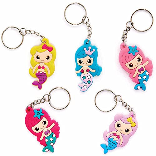 Baker Ross FC948 Meerjungfrau Schlüsselanhänger - 10er Pack, Schlüsselanhänger für Kinder, ideal für Partytüten, Nikolaus, Kindergeburtstag Mitgebsel und kleine Geschenke Baker Ross FC948 Meerjungfrau Schlüsselanhänger - 10er Pack, Schlüsselanhänger für Kinder, ideal für Partytüten, Nikolaus, Kindergeburtstag Mitgebsel und kleine Geschenke von Baker Ross