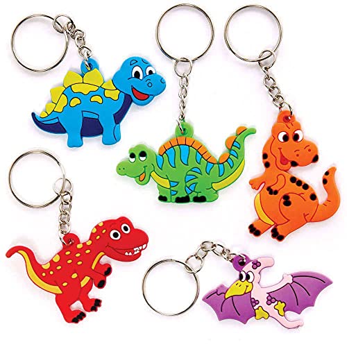 Baker Ross FC958 Dinosaurier Schlüsselanhänger - 10er Pack, Schlüsselanhänger für Kinder, ideal für Partytüten, Nikolaus, Kindergeburtstag Mitgebsel und kleine Geschenke Baker Ross FC958 Dinosaurier Schlüsselanhänger - 10er Pack, Schlüsselanhänger für Kinder, ideal für Partytüten, Nikolaus, Kindergeburtstag Mitgebsel und kleine Geschenke von Baker Ross