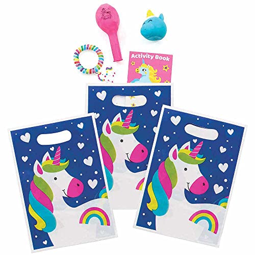 Baker Ross FC976 Regenbogen Einhorn Mitgebsel Tüten - 10 Stück, Plastik Partytüten für den Kindergeburtstag, Mitgebsel Tüten Baker Ross FC976 Regenbogen Einhorn Mitgebsel Tüten - 10 Stück, Plastik Partytüten für den Kindergeburtstag, Mitgebsel Tüten von Baker Ross