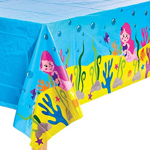 Baker Ross FC987 Abwischbare Meerjungfrau Tischdecke - 1 Stück, Partytischdecke für den Kindergeburtstag, Meerjungfrau-Mottoparty, 137cm x 183cm, Weiß, Elfenbein oder Beige Baker Ross FC987 Abwischbare Meerjungfrau Tischdecke - 1 Stück, Partytischdecke für den Kindergeburtstag, Meerjungfrau-Mottoparty, 137cm x 183cm, Weiß, Elfenbein oder Beige von Baker Ross