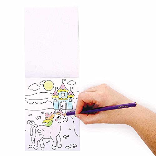 Baker Ross FC990 Einhorn Mini Malbuch für Kinder - 12er Pack, Kindergeburtstag Mitgebsel, Kinderbeschäftigung, Mitbringsel für den Kindergarten, Mittel Baker Ross FC990 Einhorn Mini Malbuch für Kinder - 12er Pack, Kindergeburtstag Mitgebsel, Kinderbeschäftigung, Mitbringsel für den Kindergarten, Mittel von Baker Ross