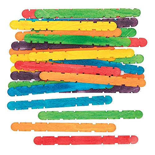 Baker Ross FE333 bunte Bastelstäbe aus Holz, 200 Stück, Holz-Bastelstäbe für Kinder, Kunst- und Bastelprojekte, ideal für Holzhandwerk und Modellierung Baker Ross FE333 bunte Bastelstäbe aus Holz, 200 Stück, Holz-Bastelstäbe für Kinder, Kunst- und Bastelprojekte, ideal für Holzhandwerk und Modellierung von Baker Ross