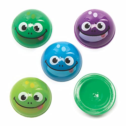 Baker Ross FE352 Mini-Pop-Ups, springende Halbkugeln, Frosch, Spiel für Kinder, Partys, Gastgeschenk, kleines Mitbringsel für Kinder oder Taschengeld-Spielzeug,12 Stück von Baker Ross