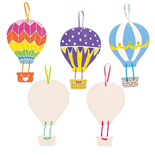 Baker Ross FE359 Heißluftballon Keramik-Dekorationen – 5 Stück, bemalbare, kreative Kunsthandwerk- und Bastelprojekte für Kinder zum Basteln, Personalisieren und Dekorieren Baker Ross FE359 Heißluftballon Keramik-Dekorationen – 5 Stück, bemalbare, kreative Kunsthandwerk- und Bastelprojekte für Kinder zum Basteln, Personalisieren und Dekorieren von Baker Ross