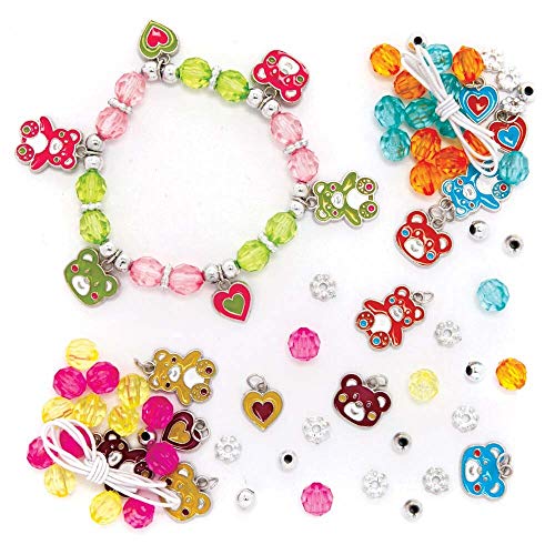Baker Ross FE368 Bettelarmband Teddybär Bastelset - 3er Pack, Perfekt für Mädchen zum Basteln als Kinderschmuck, Kindergeburtstag basteln Baker Ross FE368 Bettelarmband Teddybär Bastelset - 3er Pack, Perfekt für Mädchen zum Basteln als Kinderschmuck, Kindergeburtstag basteln von Baker Ross