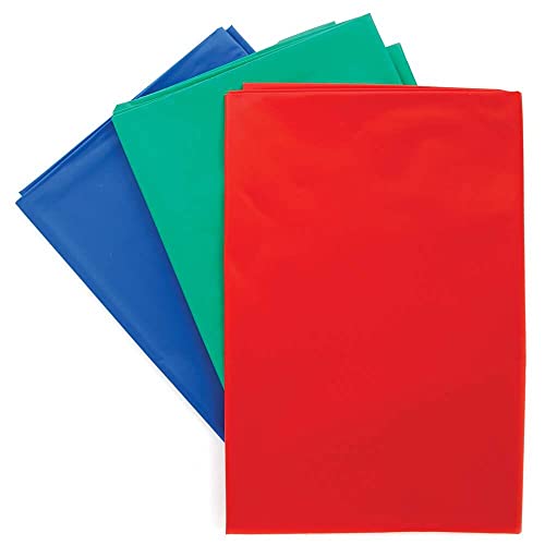 Baker Ross FE435 Kunsthandwerk- und Bastelmatten für Kinder, strapazierfähig, Spritzschutz, Tischdecke,1,5 m x 1,5 m, 3 Stück von Baker Ross