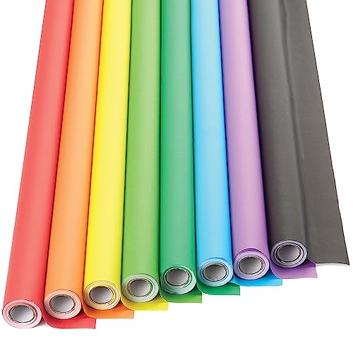 Baker Ross FE437 Plakatrollen Multipack - Packung mit 8 Rollen, Schulbedarf, Präsentationspapier für das Klassenzimmer, Hintergrundpapier Baker Ross FE437 Plakatrollen Multipack - Packung mit 8 Rollen, Schulbedarf, Präsentationspapier für das Klassenzimmer, Hintergrundpapier von Baker Ross