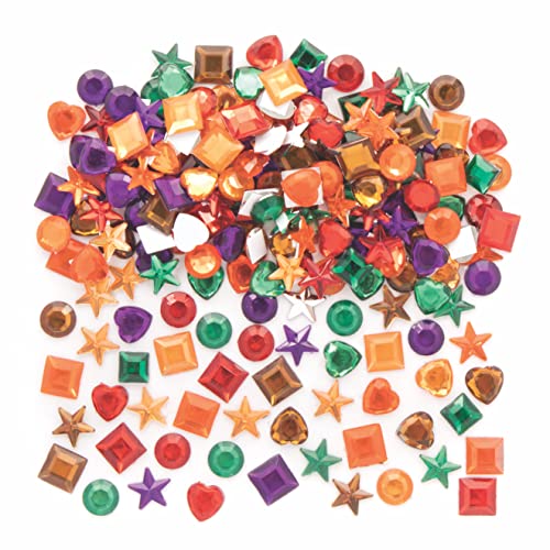 Baker Ross FE628 Herbst-Schmucksteine aus Acryl, selbstklebend, 200 Stück, Kartenherstellung, Verzierungen zum Basteln, Bastelbedarf für Kinder Baker Ross FE628 Herbst-Schmucksteine aus Acryl, selbstklebend, 200 Stück, Kartenherstellung, Verzierungen zum Basteln, Bastelbedarf für Kinder von Baker Ross