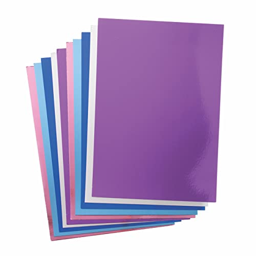 Baker Ross FE704 Holographisches Tonpapier A4-20er Pack, Bastelbedarf für Kinder, Ideal für Bastelaktivitäten und Dekorationsarbeiten von Baker Ross