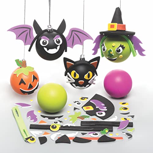 Baker Ross FE754 Halloween Dekoration Bastelset - Packung mit 6, Bastelt Eure Eigenen Halloween Dekorationen, Kugel Dekorationen für Kinder zum Basteln und Aufhängen Baker Ross FE754 Halloween Dekoration Bastelset - Packung mit 6, Bastelt Eure Eigenen Halloween Dekorationen, Kugel Dekorationen für Kinder zum Basteln und Aufhängen von Baker Ross