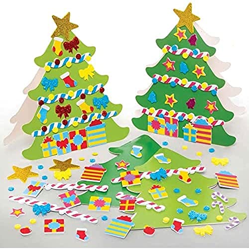 Baker Ross FE910 Weihnachts Mix und Match Karten - 6er Pack, Kartenrohlinge für die Kartenherstellung, Gestalte deine eigenen Weihnachtskarten, Ideal für Kinder-Kunst- und Bastelprojekte Baker Ross FE910 Weihnachts Mix und Match Karten - 6er Pack, Kartenrohlinge für die Kartenherstellung, Gestalte deine eigenen Weihnachtskarten, Ideal für Kinder-Kunst- und Bastelprojekte von Baker Ross