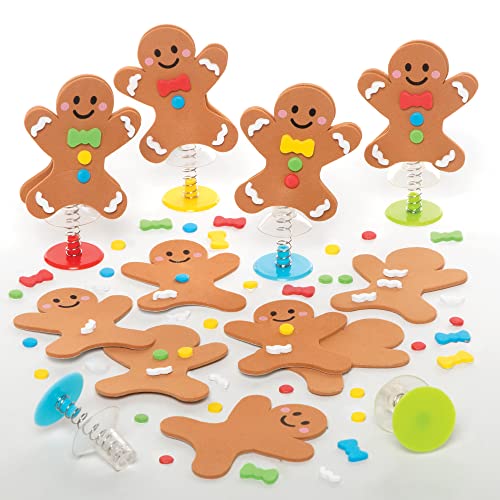 Baker Ross FE934 Lebkuchen Hüpfspielzeug Bastelset für Kinder - 8er Pack, Kindergeburtstags Mitgebsel, Kleine Partytüten Geschenke, Kleine Adventskalender Geschenke Baker Ross FE934 Lebkuchen Hüpfspielzeug Bastelset für Kinder - 8er Pack, Kindergeburtstags Mitgebsel, Kleine Partytüten Geschenke, Kleine Adventskalender Geschenke von Baker Ross