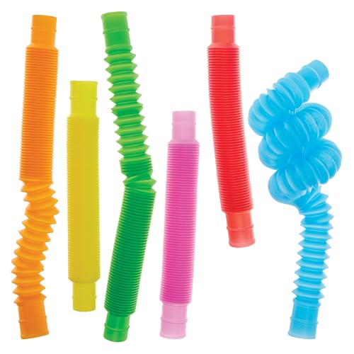 Baker Ross FN225 Pop Tube Zappelspielzeug – 12er-Pack, lustiges Fidget-Spielzeug für Kinder mit Partytüten Baker Ross FN225 Pop Tube Zappelspielzeug – 12er-Pack, lustiges Fidget-Spielzeug für Kinder mit Partytüten von Baker Ross
