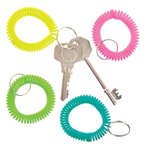 Baker Ross FN230 Spiralförmige Schlüsselanhänger - Packung mit 12 Stück, Schlüsselanhänger für Kinderpartytüten Baker Ross FN230 Spiralförmige Schlüsselanhänger - Packung mit 12 Stück, Schlüsselanhänger für Kinderpartytüten von Baker Ross