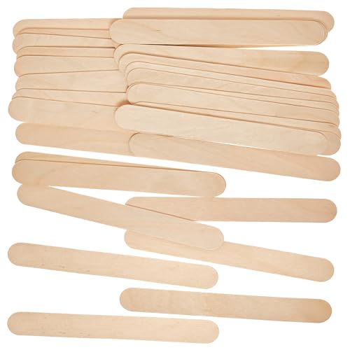 Baker Ross FN234 Jumbo-Bastelstäbchen aus Holz – Packung mit 80 Lutscherstäbchen zum Basteln, Mehrzweck-Eisstiele Baker Ross FN234 Jumbo-Bastelstäbchen aus Holz – Packung mit 80 Lutscherstäbchen zum Basteln, Mehrzweck-Eisstiele von Baker Ross
