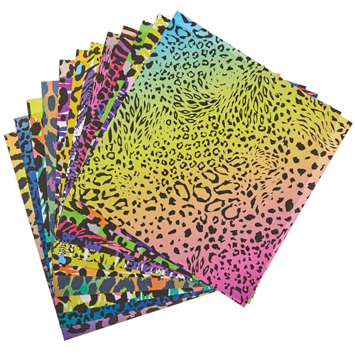 Baker Ross FN271 Bunte Tiere bedrucktes Papier - Packung mit 48 Stück, bedrucktes Papier zum Basteln, Scrapbooking, Dekorieren, gemustertes Papier Baker Ross FN271 Bunte Tiere bedrucktes Papier - Packung mit 48 Stück, bedrucktes Papier zum Basteln, Scrapbooking, Dekorieren, gemustertes Papier von Baker Ross