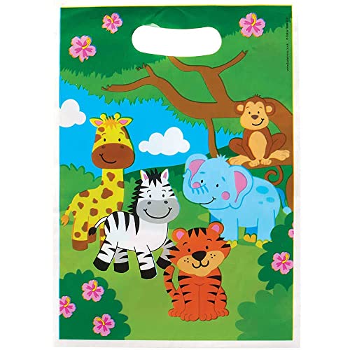 Baker Ross FX105 Dschungeltiere Mitgebsel Tüten - 10 Stück, Plastik Partytüten für den Kindergeburtstag Baker Ross FX105 Dschungeltiere Mitgebsel Tüten - 10 Stück, Plastik Partytüten für den Kindergeburtstag von Baker Ross