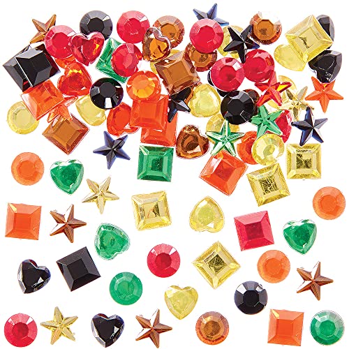 Baker Ross FX117 Schmucksteine in Herbstfarben-200 Stück, Selbstklebende Acryl Stein Sticker für Kinder zum Basteln, Gestalten und Dekorieren Baker Ross FX117 Schmucksteine in Herbstfarben-200 Stück, Selbstklebende Acryl Stein Sticker für Kinder zum Basteln, Gestalten und Dekorieren von Baker Ross
