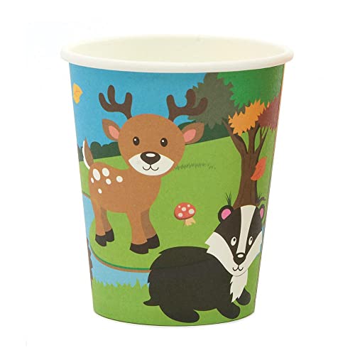 Baker Ross FX159 Waldtiere Party Partybecher-10 Stück, Trinkbecher aus Papier für den Kindergeburtstag Baker Ross FX159 Waldtiere Party Partybecher-10 Stück, Trinkbecher aus Papier für den Kindergeburtstag von Baker Ross