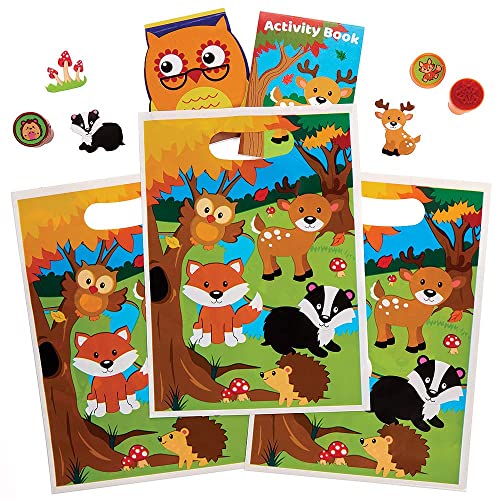 Baker Ross FX162 Waldtiere Party Mitgebsel Tüten-10 Stück, Plastik Partytüten für den Kindergeburtstag Baker Ross FX162 Waldtiere Party Mitgebsel Tüten-10 Stück, Plastik Partytüten für den Kindergeburtstag von Baker Ross
