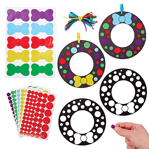 Baker Ross FX213 Weihnachtskranz Klebepunkt Dekorationen - 10er Pack, Sticker Basteln für Kinder, Kindergeburtstag Sticker Set, Kleine Geschenke für Kinder, Weihnachtsschmuck Basteln Baker Ross FX213 Weihnachtskranz Klebepunkt Dekorationen - 10er Pack, Sticker Basteln für Kinder, Kindergeburtstag Sticker Set, Kleine Geschenke für Kinder, Weihnachtsschmuck Basteln von Baker Ross