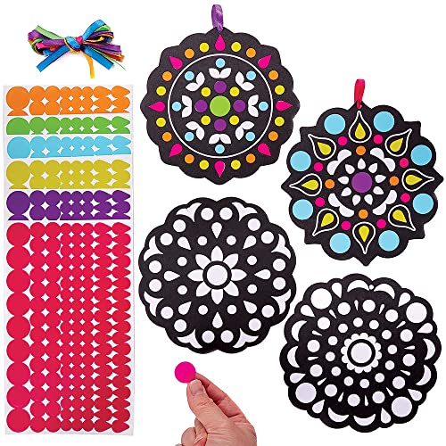 Baker Ross FX232 Rangoli Klebepunkt Dekorationen - 12er Pack, Sticker Basteln für Kinder, Kindergeburtstag Sticker Set, Kleine Geschenke für Kinder, Kindergeburtstag Mitgebsel Baker Ross FX232 Rangoli Klebepunkt Dekorationen - 12er Pack, Sticker Basteln für Kinder, Kindergeburtstag Sticker Set, Kleine Geschenke für Kinder, Kindergeburtstag Mitgebsel von Baker Ross