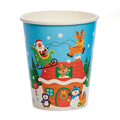 Baker Ross FX306 Weihnachten Partybecher-10 Stück, Trinkbecher aus Papier für den Kindergeburtstag von Baker Ross