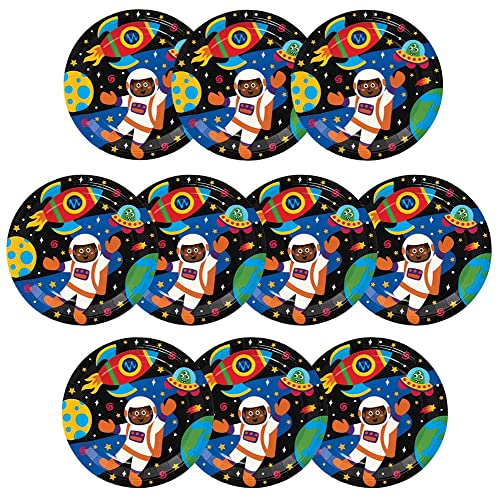 Baker Ross FX317 Weltall Pappteller-10 Stück, Partyteller aus Papier für den Kindergeburtstag Baker Ross FX317 Weltall Pappteller-10 Stück, Partyteller aus Papier für den Kindergeburtstag von Baker Ross