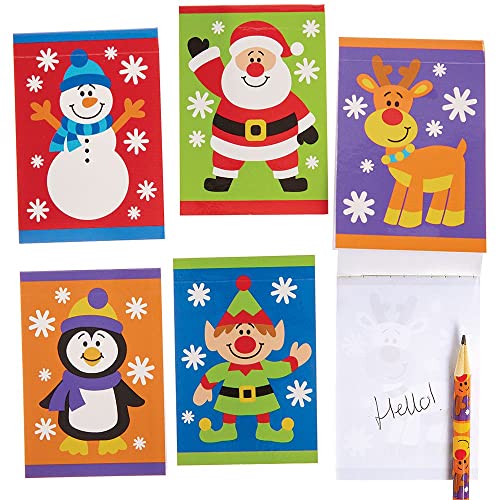 Baker Ross FX404 Mini Notizblöcke Weihnachtsfreunde - 10 Stück, Kleine Adventskalendergeschenke für Kinder, Nikolaus Geschenke für Kinder Baker Ross FX404 Mini Notizblöcke Weihnachtsfreunde - 10 Stück, Kleine Adventskalendergeschenke für Kinder, Nikolaus Geschenke für Kinder von Baker Ross
