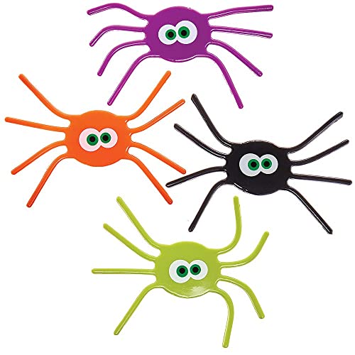 Baker Ross FX416 Biegbare Spinnen Mitgebsel-4er Pack, Kleines Kinderspielzeug, Halloween Biegespielzeug für Kinder, Ideal für Kindergeburtstag oder Halloweenparty Gastgeschenke Baker Ross FX416 Biegbare Spinnen Mitgebsel-4er Pack, Kleines Kinderspielzeug, Halloween Biegespielzeug für Kinder, Ideal für Kindergeburtstag oder Halloweenparty Gastgeschenke von Baker Ross