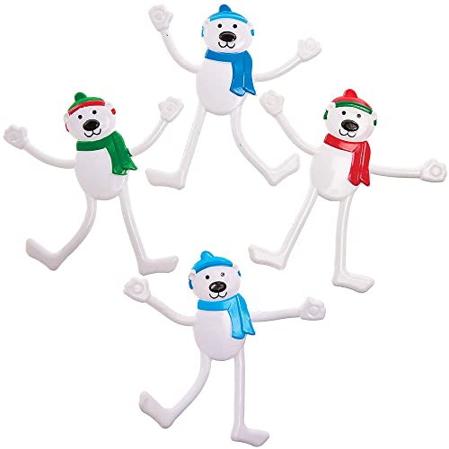 Baker Ross FX417 Biegbare Eisbären Mitgebsel-4er Pack, Kleines Kinderspielzeug, Halloween Biegespielzeug für Kinder, Ideal für Kindergeburtstag Gastgeschenke Baker Ross FX417 Biegbare Eisbären Mitgebsel-4er Pack, Kleines Kinderspielzeug, Halloween Biegespielzeug für Kinder, Ideal für Kindergeburtstag Gastgeschenke von Baker Ross