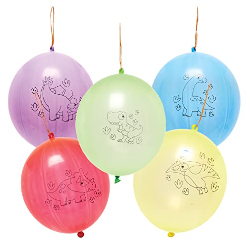 Baker Ross FX579 Dinosaurier-Boxballons - 10er-Packung, Partytütenfüller für Kinder von Baker Ross