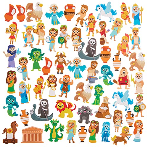 Baker Ross FX611 Griechische Mythologie-Schaumstoff-Aufkleber - Packung mit 200 Stickern für Kinder zum Basteln und Gestalten Baker Ross FX611 Griechische Mythologie-Schaumstoff-Aufkleber - Packung mit 200 Stickern für Kinder zum Basteln und Gestalten von Baker Ross