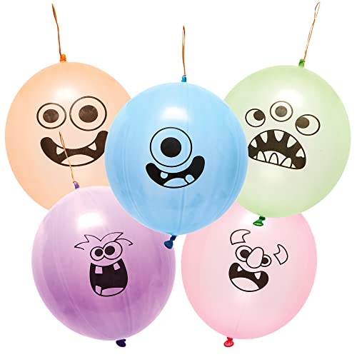 Baker Ross FX761 Monster Bunch-Boxballoons - 10er Packung, Partytütenfüller für Kinder von Baker Ross