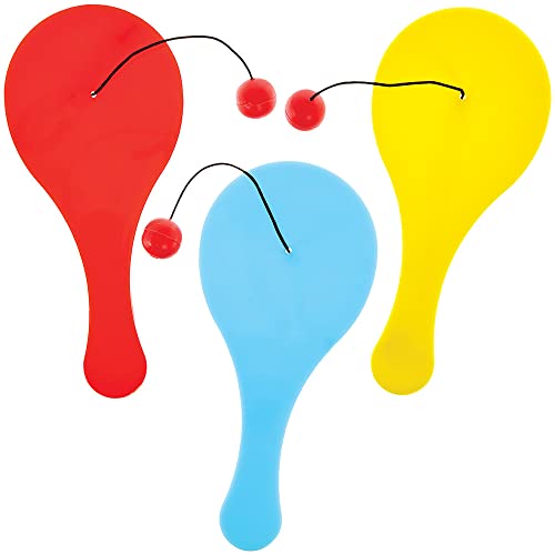 Baker Ross FX768 Regenbogenfarbene Paddelball-Fledermäuse - 8er-Packung, Partytütenfüller für Kinder Baker Ross FX768 Regenbogenfarbene Paddelball-Fledermäuse - 8er-Packung, Partytütenfüller für Kinder von Baker Ross