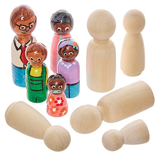 Baker Ross FX883 Familie aus Holz - 10er-Packung, Holzfiguren zum Dekorieren Baker Ross FX883 Familie aus Holz - 10er-Packung, Holzfiguren zum Dekorieren von Baker Ross