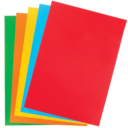 Baker Ross FX921 A3-farbiges Kopierpapier - Packung mit 50, Bastelpapier und Zubehör für Kunsthandwerk, Bastelgrundlagen von Baker Ross