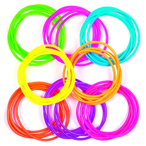Baker Ross Gummi-Armbänder für Kinder – perfekt als kleine Partyüberraschung für Kinder (40 Stück) von Baker Ross