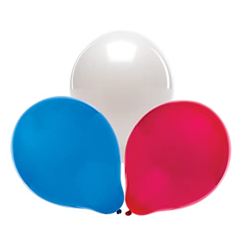Baker Ross PJ172 Party-Luftballons, Rot, Weiß und Blau, 30 Stück von Baker Ross