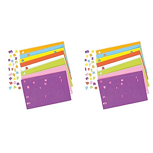 Baker Ross Selbstklebende Schaumstoff-Kleinbuchstaben zum Basteln für Kinder - ideal für Schriftzüge und als Dekoration - 1100 Stück (Packung mit 2) von Baker Ross