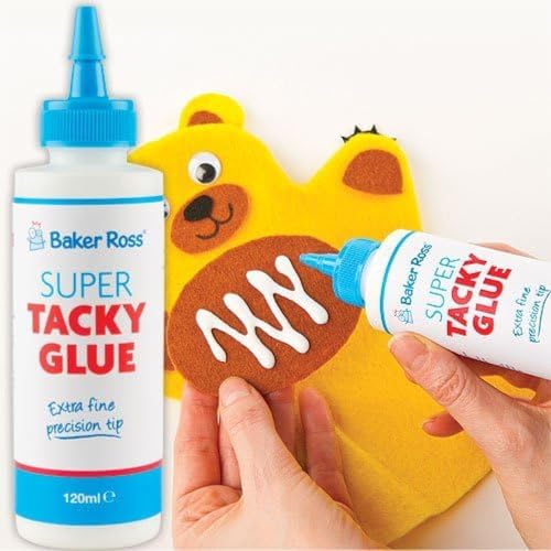 Baker Ross Superstarker Allzweck-Klebstoff - Bastelbedarf - für Kinder zum Basteln - Pro Stück, ET1501 Baker Ross Superstarker Allzweck-Klebstoff - Bastelbedarf - für Kinder zum Basteln - Pro Stück, ET1501 von Baker Ross