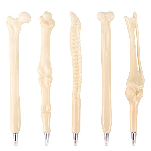 Bakiauli 10 Stück Knochen Kugelschreiber, Kreative Neuheit Schädel Knochen Stift blau Tinte, für Studenten Ärzte Krankenschwestern Geschenk Bakiauli 10 Stück Knochen Kugelschreiber, Kreative Neuheit Schädel Knochen Stift blau Tinte, für Studenten Ärzte Krankenschwestern Geschenk von Bakiauli