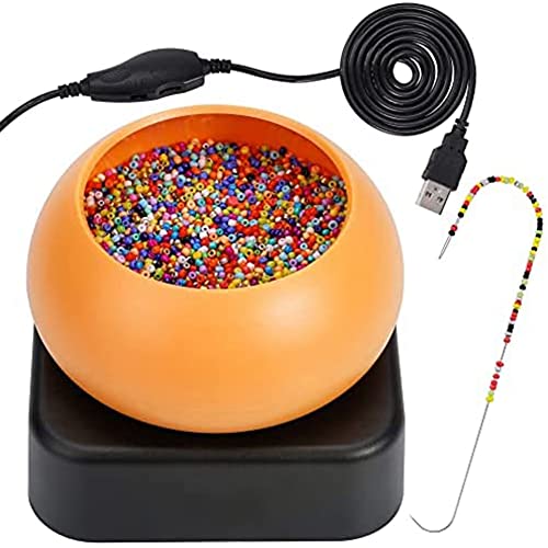 Bakkeny Elektrischer Perlen Spinner, Perlen mit Einstellbarer Geschwindigkeit, Perlen Schale mit Elektrischer Basis, Mach Es Selbst, Nadeln für DIY Schmuck Bakkeny Elektrischer Perlen Spinner, Perlen mit Einstellbarer Geschwindigkeit, Perlen Schale mit Elektrischer Basis, Mach Es Selbst, Nadeln für DIY Schmuck von Bakkeny