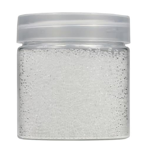 Bala&Fillic 2mm Runde Perlen zum Auffädeln 10000pcs/110 Gramm in Box,12/0 Transparent GlasPerlen kleine Rocailles Perlen für Machen Schmuck Ohrring Armbänder Halskette (Transparent) von Bala&Fillic