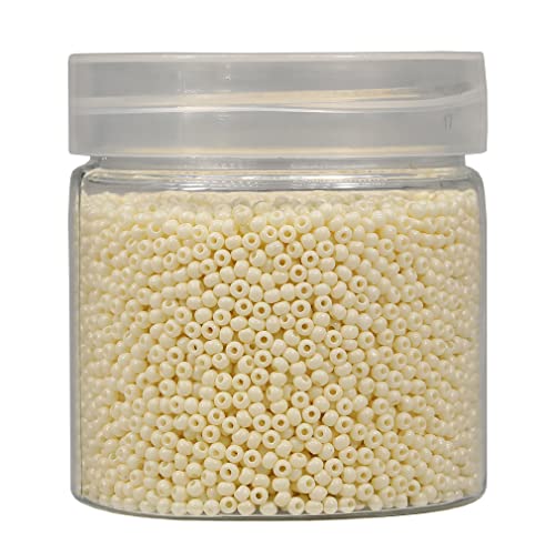 Bala&Fillic Größe fast einheitlich, runde Rocailles-Perlen 12/0, ca. 10.000 Stück/110 g, in Box, beige, 2 mm, kleine Glas-Rocailles für Schmuckherstellung, Loch 0,6 mm, Beige Bala&Fillic Größe fast einheitlich, runde Rocailles-Perlen 12/0, ca. 10.000 Stück/110 g, in Box, beige, 2 mm, kleine Glas-Rocailles für Schmuckherstellung, Loch 0,6 mm, Beige von Bala&Fillic