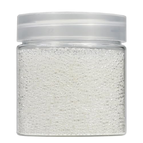 Bala&Fillic Rocailles, Größe 2 mm, 10.000 Stück/110 g, in Box, 12/0, transparente Perlen, kleine Glas-Rocailles-Perlen für die Herstellung von Schmuck, Ohrringen, Armbändern, Halsketten (transparente Bala&Fillic Rocailles, Größe 2 mm, 10.000 Stück/110 g, in Box, 12/0, transparente Perlen, kleine Glas-Rocailles-Perlen für die Herstellung von Schmuck, Ohrringen, Armbändern, Halsketten (transparente von Bala&Fillic