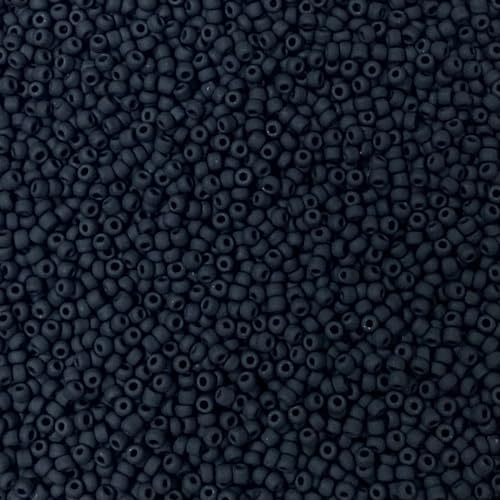 Bala&Fillic Scrubschwarz Farbe 3mm Perlen zum Auffädeln 3600Stücke/100Gramm,8/0 Glasperlen zur Herstellung Schmuck, Armbändern, Halsketten und Ohrringen (Scrubschwarz) von Bala&Fillic